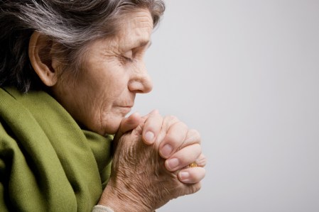 Senior Woman Praying
