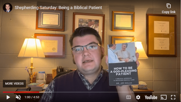 Shepherding Saturday: Being A Biblical&nbsp;Patient